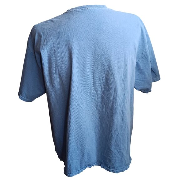 Men's 2XL REO Speedwagon T-shirt Hot Rock N Roll Kansas City Trashed Distressed - Picture 6 of 8